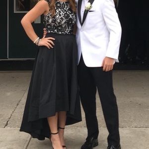 Worn once! 2 piece prom dress